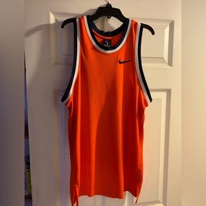 Nike Men’s Dri FIT Mesh Basketball Jersey Orange Size Medium